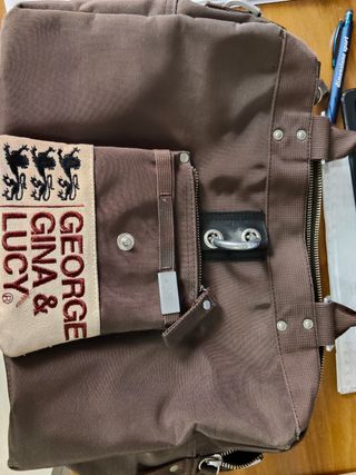 Borsa George Gina & Lucy marrone e beige