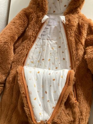Ropa bebé - Pelele peludo y abrigado
