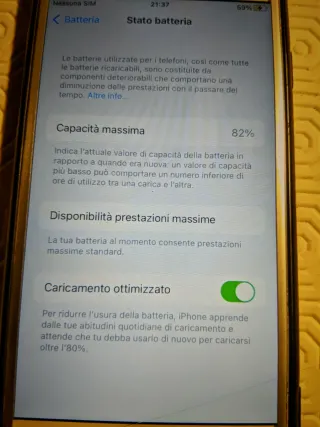 iPhone 6 S 16GB Argento Bianco