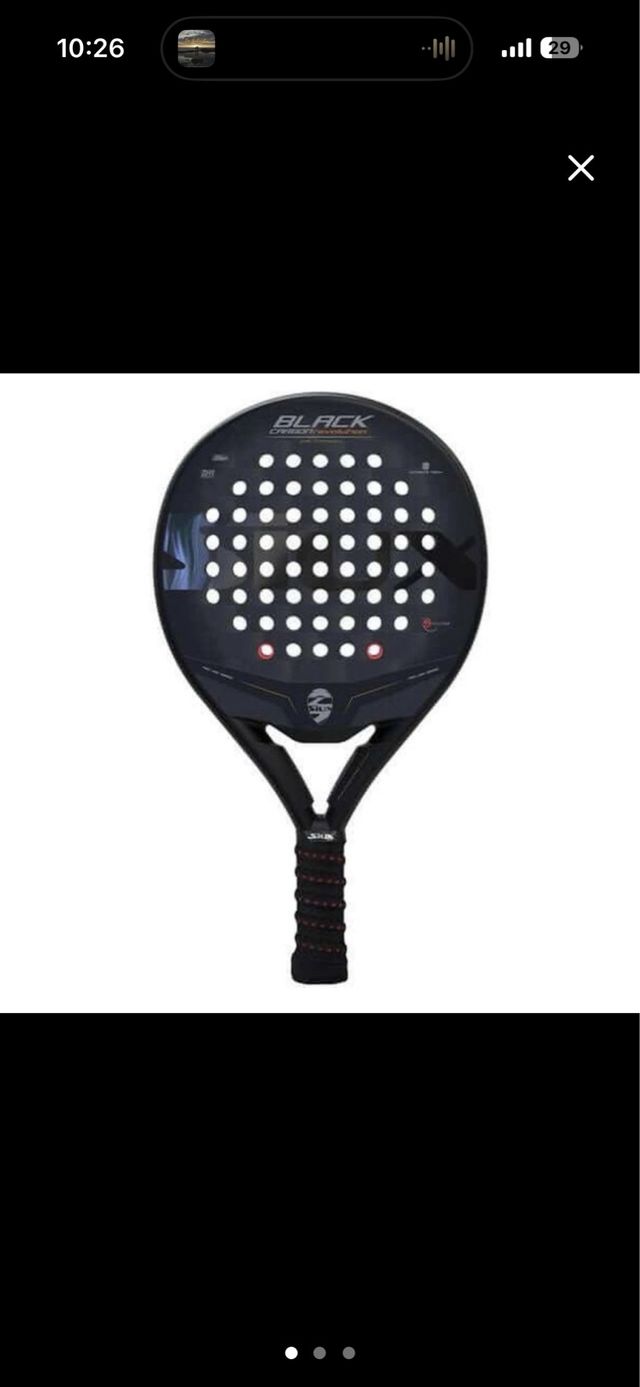 Pala Siux Black Carbón Revolution 24k