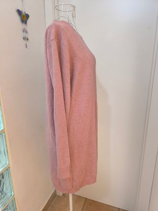 Vestido rosa de invierno talla M/L
