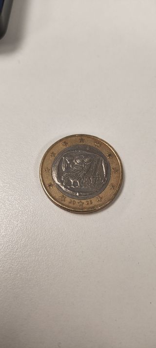Moneda 1 Euro Grecia 2006 Búho