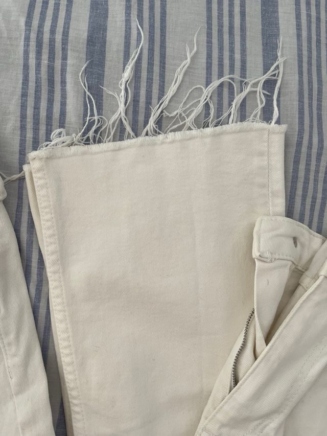 Pack 2 Vaqueros Blancos Zara