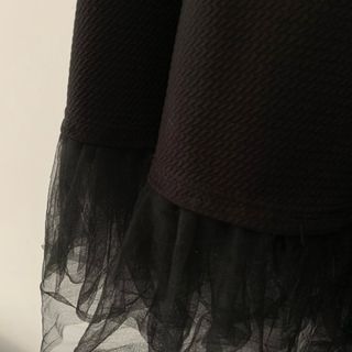 Falda negra Pull&Bear Talla M tul