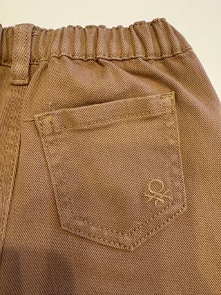 Pantaloni marroni bambino con bottoni