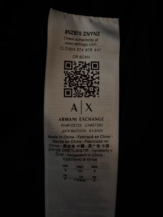 Chaqueta Armani Exchange Piumino Negra
