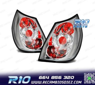 PILOTOS PARA RENAULT SCENIC 03-06 CROMADO LOOK LEXUS