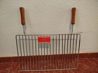 Parrilla Barbacoa Metal y Madera