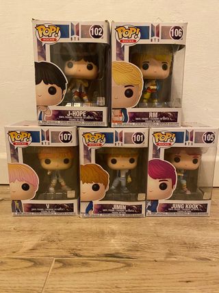 Funko Pop BTS ROCKS Colección Completa