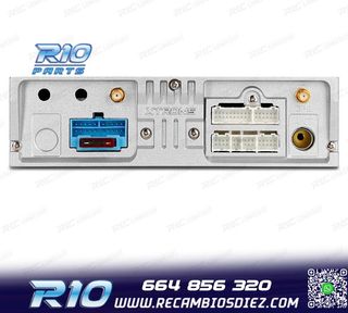 RADIO GPS ANDROID 14 GPS 1DIN LCD TÁCTIL 10"
