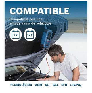 Cargador Batería Coche Bosch C80-U