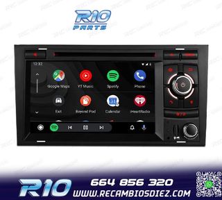 RADIO GPS ANDROID 12 PARA AUDI A4 B6 B7 00-08 SEAT EXEO 08-1