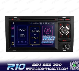 RADIO GPS ANDROID 12 PARA AUDI A4 B6 B7 00-08 SEAT EXEO 08-1