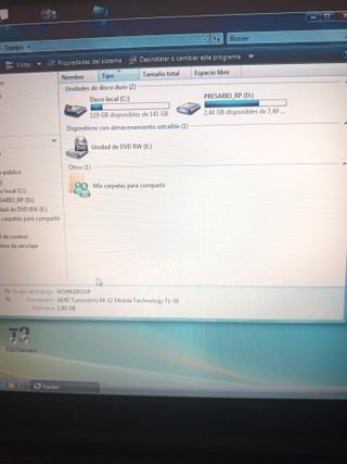 Ordenador Portátil HP Compaq para Piezas