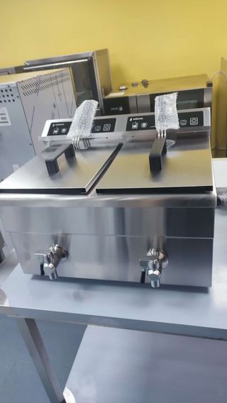 Freidora Inducción Edenox Doble