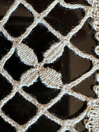 Centrino tombolo fatto a mano