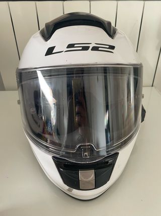 Casco de moto LS2 blanco