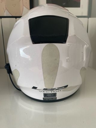 Casco de moto LS2 blanco