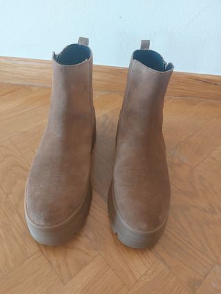 Botines Geox Marrones Amphibiox Talla 39
