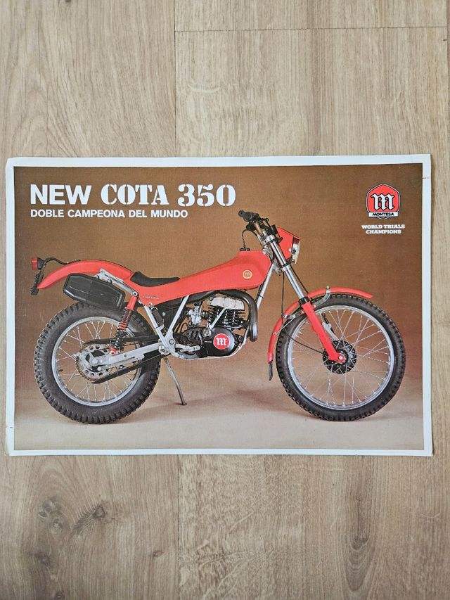 Hoja Publicitaria Montesa Cota 350