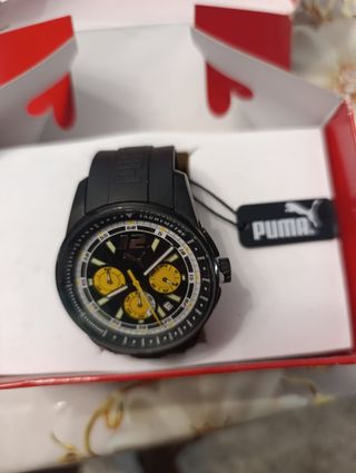 Reloj Puma Negro y Amarillo