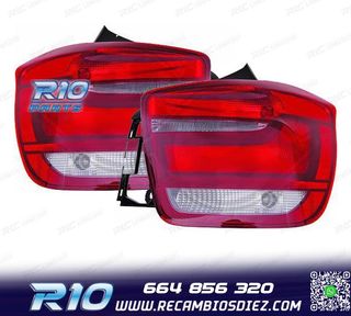 PILOTOS BMW F20 21 11- ROJO CROMO