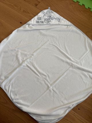 Set asciugamani neonato con cappuccio