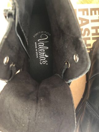 Botines Valeria's Piel Talla 37 Ligeros