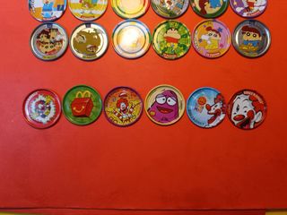 Lote 5 cabezas y 24 chapas Shin Shan Bollycao