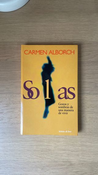 Libro “solas” - Carmen Alborch