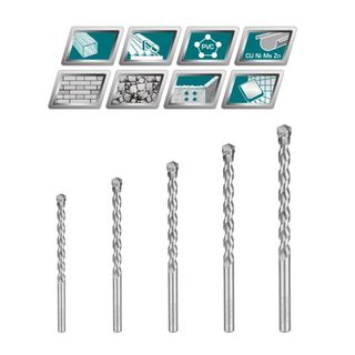 Juego Brocas Porcelánico TOTAL 5 pzs