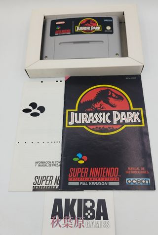 Jurassic Park Super Nintendo PAL
