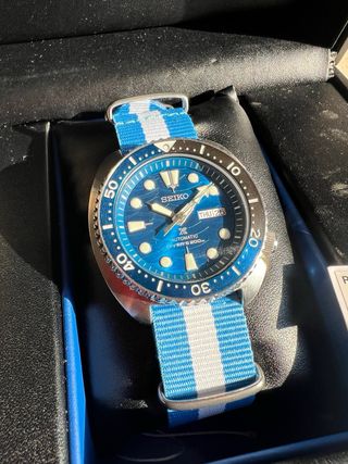 Seiko Tortuga SRPD21K1 White Shark
