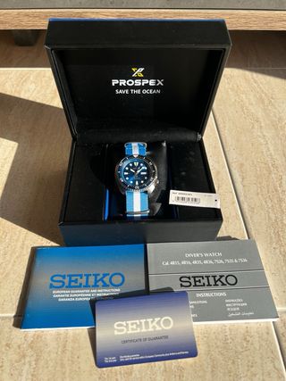 Seiko Tortuga SRPD21K1 White Shark