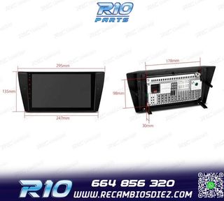 RADIO GPS ANDROID 12 PARA BMW E90 E91