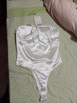 Body lencero satinado blanco