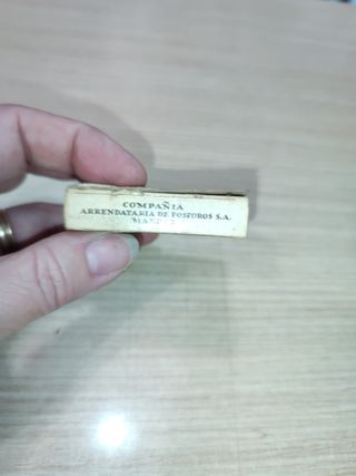 Caja Cerillas Exposición Sevilla 1929