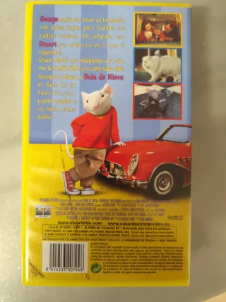 Cinta VHS Stuart Little - Un Ratón en la Familia