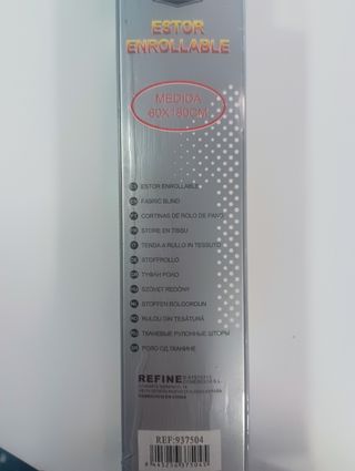 Estor enrollable Refine marrón