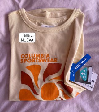 Camiseta de mujer Sun Trek Columbia.NUEVA