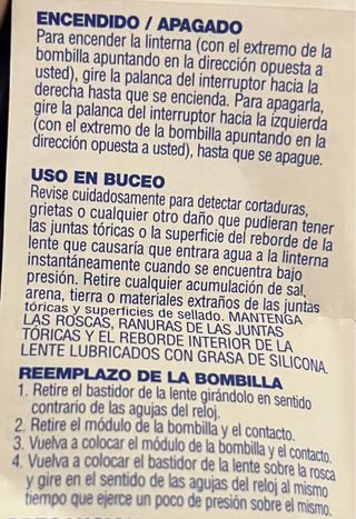 Linterna acuática Peli StealthLite CAT #2400