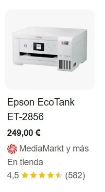 Impresora Epson EcoTank ET-2856
