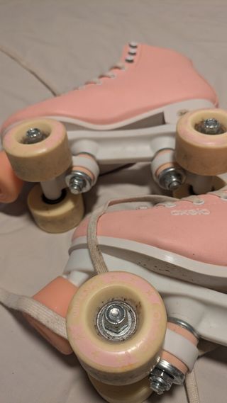 Patines Quads Decathlon Talla 36 Rosa