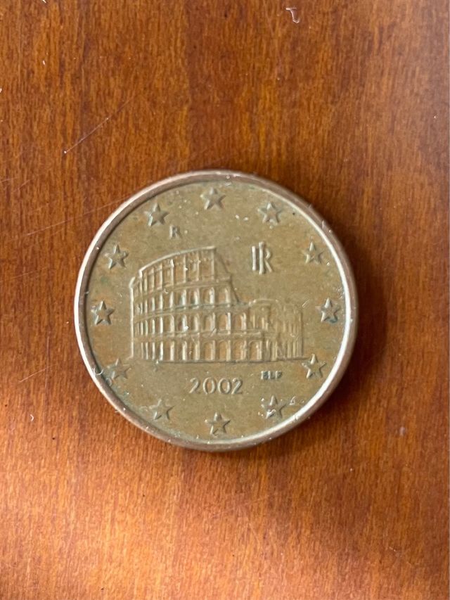 Moneda 5 céntimos Italia 2002 Coliseo