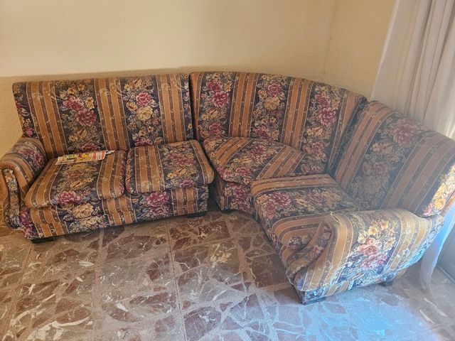 Sofá modular floral