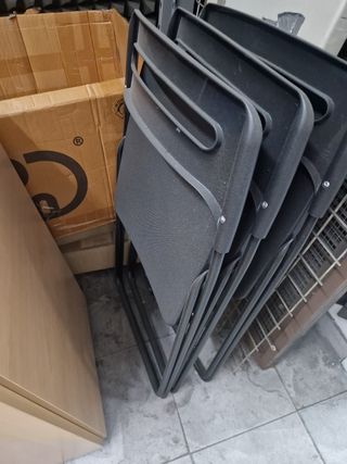 Sillas de oficina apilables (pack 4)