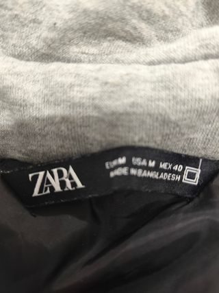 Plumífero Zara con capucha T.M