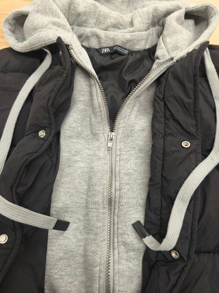 Plumífero Zara con capucha T.M