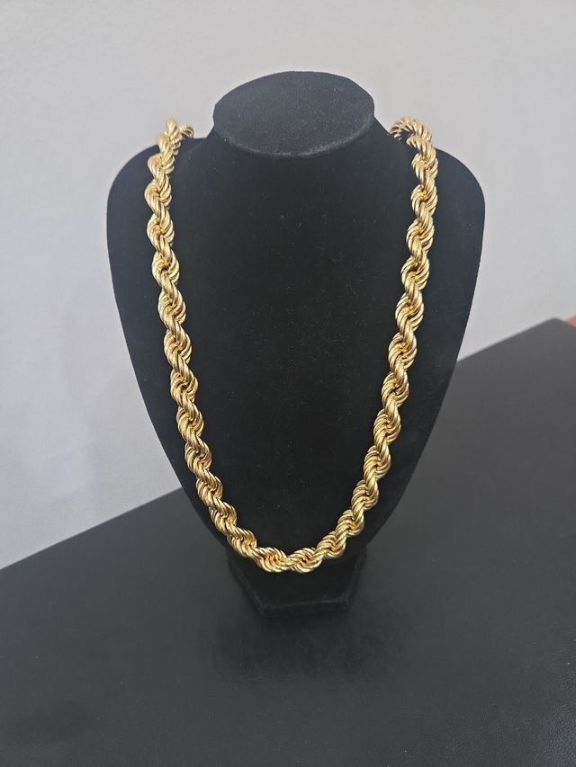 Cadena Cordón Mallorquín Grueso Oro 18k