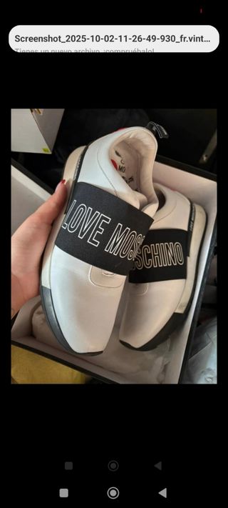 Zapatillas Love Moschino Blancas Talla 38